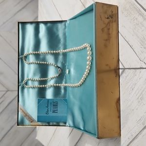 Vintage Elqin American Simulated Pearl Necklace